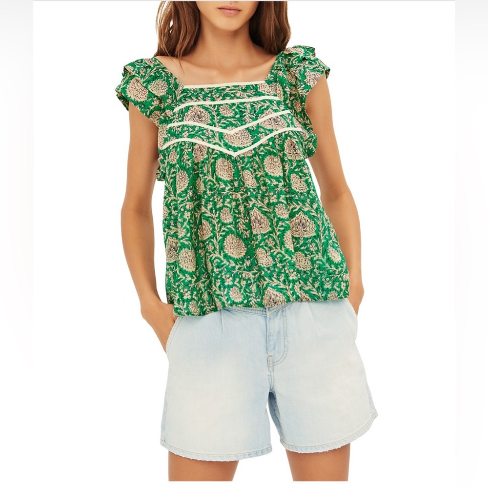 Ba&sh Peio Sleeveless Top Size 2 (Medium) EUC